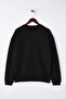 Siyah - Bej Yeni Oversize/Geniş Kalıp 2'li Paket Dokulu Waffle Sweatshirt TMNAW26SW00028 - 4