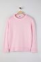 Wardrobe Essentials Pembe Geniş Kalıp Yumuşak Dokulu Triko Kazak TBBAW26AN00061 - 2