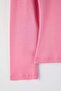 Pembe Basic Kare Yaka Örme Büyük Beden Bluz TBBAW26AF00133 - 4