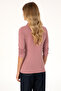 Women's Dusty Rose Basic Polo Neck Sweatshirt 50317627-Vr221 - 5