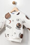 Planet Printed Seasonal Double Set Frnd34 - Green - 2 Years Old - 3