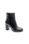 Desi Genuine Leather Orthopedic Heeled Women's Boots Black - 3