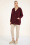 40936 - Stylish Comfortable Hooded Women's Knitwear Jacket - 2