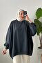 3044 - Comfortable, Loose Basic Women's Long Sweatshirt