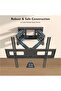 Full Motion TV Wall Mount 40–80 inch up to 88 lbs, Max VESA 600x400mm - 2