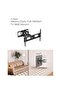 Full Motion TV Wall Mount 40–80 inch up to 88 lbs, Max VESA 600x400mm - 5