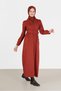 BUTTONED BELLY CLASSIC COLLAR DRESS 42247 - 2