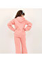 Pink 100% Cotton Fleece-Lined Girls' Tracksuit Set - 5