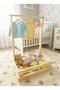 Decorative Wooden Baby Basket Baby 40 Basket Baby Shower Basket - 3