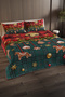 New Year's 100% Cotton Double Pique Set Bedspread Special Woven Christmas Decorations - 2