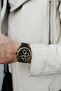 Black steel band men's wristwatch fm11388a-r2 - active functions, waterproof, gift boxed - 2