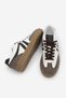Women's Sneaker Lace-Up Flat Sole Sports Shoes Tiyone Brown - 7