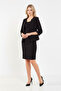 Half Sleeve Jacket Skirt Suit - 3