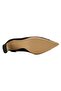 Women's Black Suede Heeled Evening Dress Shoes - 3