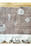 105X120 Large Size Undersea Animals 100% Cotton Double Layer Jacquard Muslin – Brown - 3