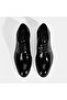 Therese Black Men's Lace-Up Patent Leather Classic Groom Shoes - 7