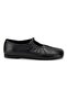 Women's Black Mary Jane Leather Ballerinas - 2