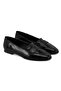 Women's Black Leather Ballerinas