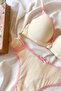 Juliet – Yellow Cotton Bra Set - 5
