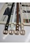 Women's Basic 4-Piece 1.5cm Set Women's Trouser Belt, Dress Belt, Coat Belt