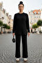 BICYCLE COLLAR COTTON KNIT SET - 3
