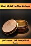 Metal Gift Box – Round Durable Storage Box Jewelry and Bracelet Box