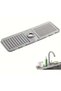 Under Sink Faucet Silicone Water Splash Mat – Kitchen & Bathroom Compatible - 5