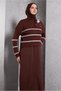 Brooche Detailed Knit Dress 44974 - 2