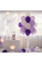 Pastel Purple Lilac White Balloon Set 15 Pieces