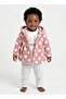 Baby Girl Plush Coat Rabbit Foot Embroidered 3-Piece Tracksuit Set (9-12-18 Months)