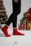 Original New Year's Gift Women's Yoga & Pilates Socks Non-Slip Sole New Year's Themed Socks 2 Pairs - 4