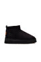 Black Ultra Mini Women's Suede Boots PC-52709 - 2