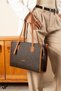 Original Women's New Season Luxury Soft Leather Zippered Trendy & Chic Oversized Hand and Arm Bag - 6
