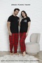 Couple Combination Plaid Short Sleeve Plaid Men's Pajama Set with Matching Pants for Valentine's Day, Couples, and Dowry