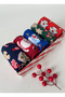 New Year's 5-Piece Patterned Socks Set |   Unisex Gift Boxed Winter Themed Socks - 3