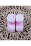 Knitted Newborn Baby Booties for Girls - Newborn Booties - 4