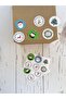 New Year Themed 6-Piece Mixed Opaque Sticker Set-4 Cm. - (1 SET / 6 STICKERS) - 3