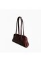 Women's Retro Soft Patent Leather Hand and Shoulder Bag - 4