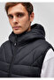 Hooded Black Inflatable Vest Regular Fit / Regular Fit 0110359 -900 - 5