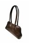 Retro Soft Patent Leather Hand and Shoulder Bag - 4