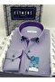 Classic Long Sleeve Plaid Collar Buttoned Men's Shirt with Gift Box Fs-002273 - Purple - 3