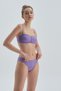 Lilac Normal Waist Bikini Bottom - 3