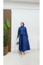 Elsa Skirted Hijab Scuba Suit BRC1504-1 Indigo - 7