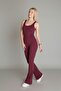 Women's Lycra Backless Spanish Leg Thick Strap Sports Jumpsuit - 4