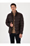 Brown Wide Hooded Jacket Hooded Coat 50319254-Vr029