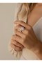 Steel Ring Tarnish-Free Antiallergic Adjustable Heart Figure (2 Years Importer Warranty)