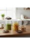 3-Piece Triple Knuckle Patterned Acacia Lid Spice Jar Set