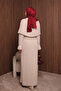 Women's Tight Knitted Cape Sweater Hijab Dress Std Size 1150 - 6