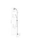 Garden Shower with Grey Base 220 cm Aluminium - 3