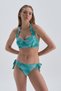 Zielone sznurowane bikini - 3